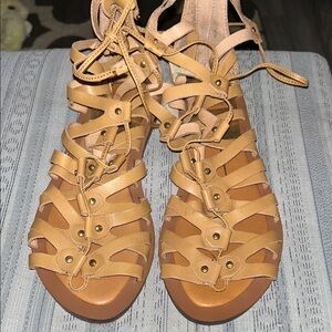 Dolce Vita Tan Gladiator Sandals